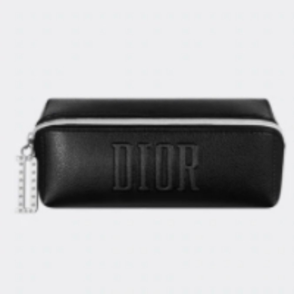 Dior Black Pencil Pouch Makeup Bag